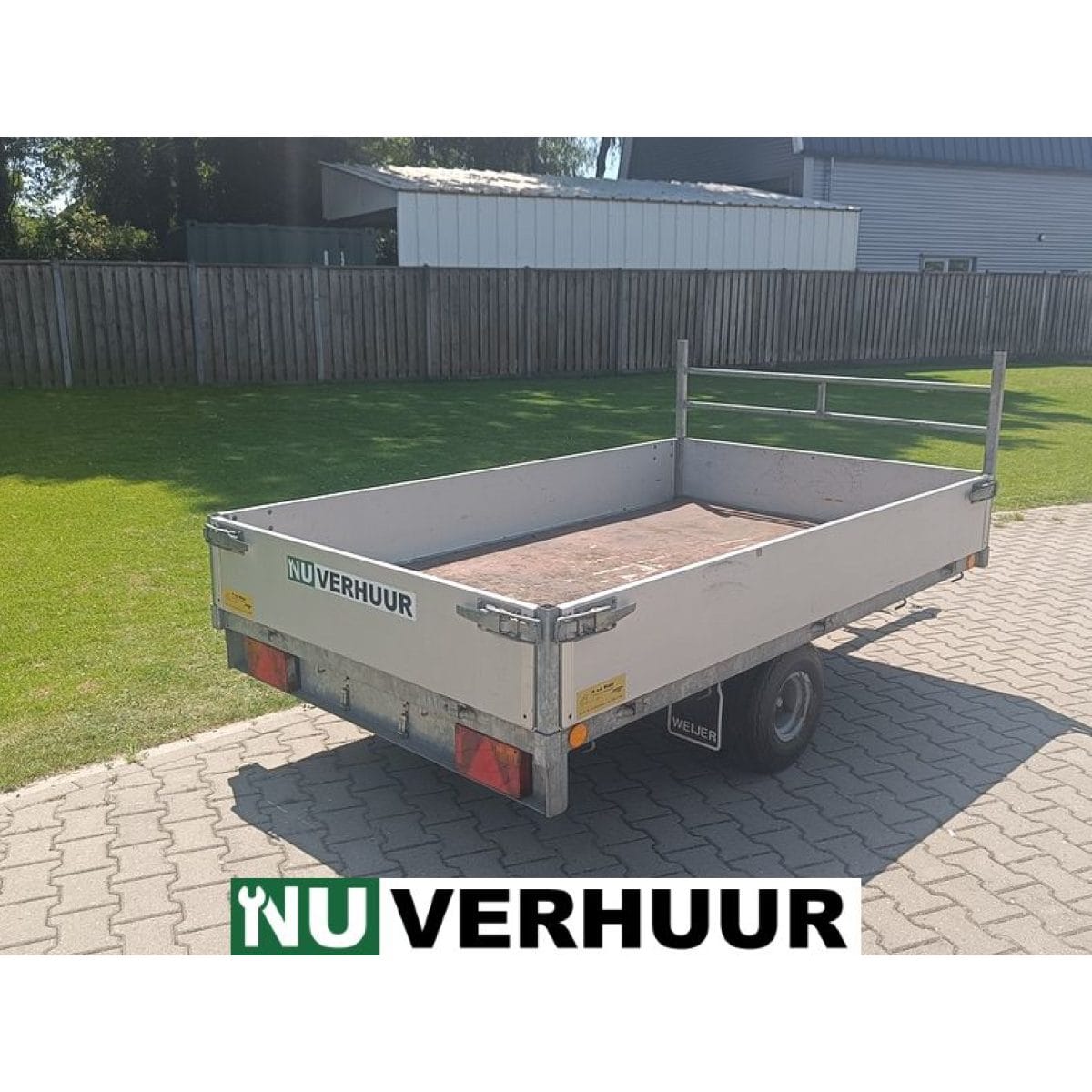 Plateau aanhanger 750kg